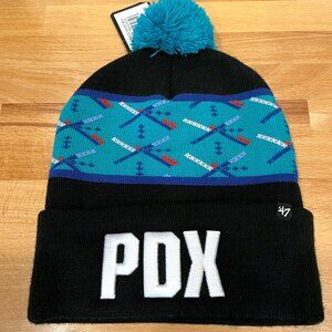 '47 Portland Trail Blazers City Edition PDX Carpet Knit / Beanie NWT